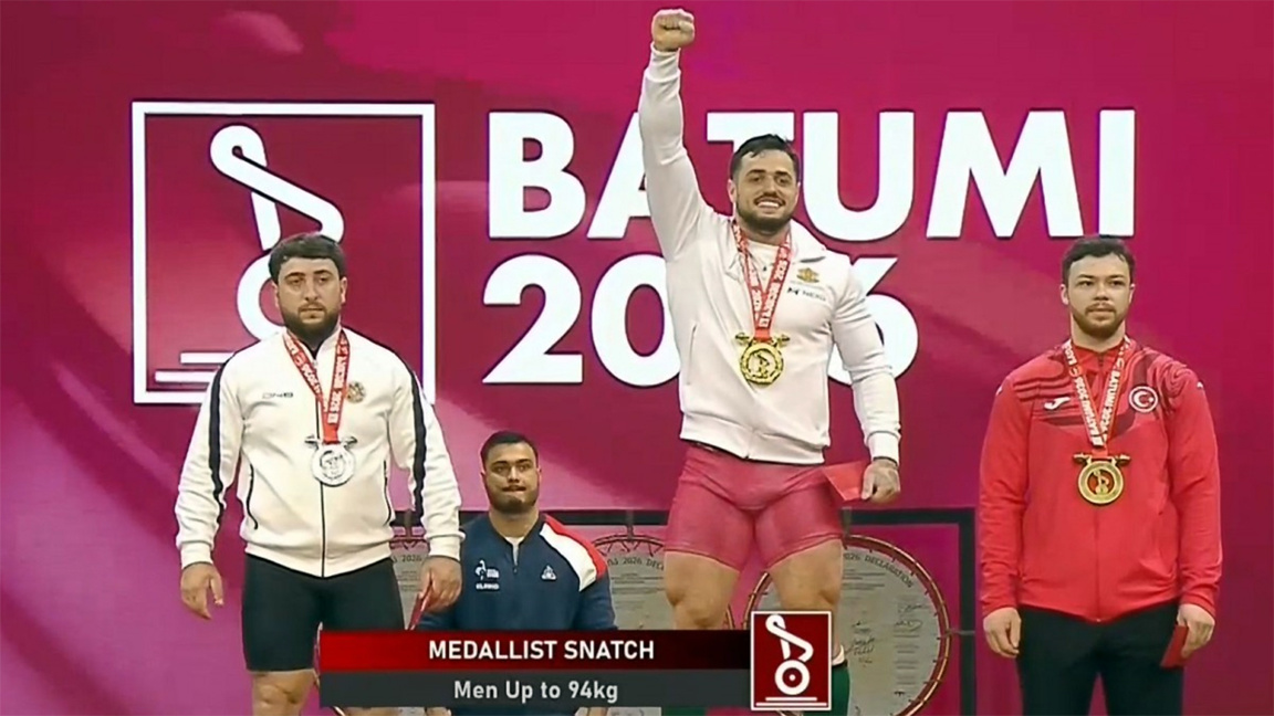 Carlos Nassar, pentru a patra oară campion european la haltere