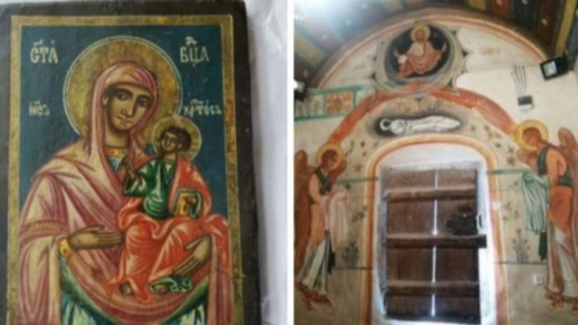 Излагат за поклонение старинна икона в радомирско село