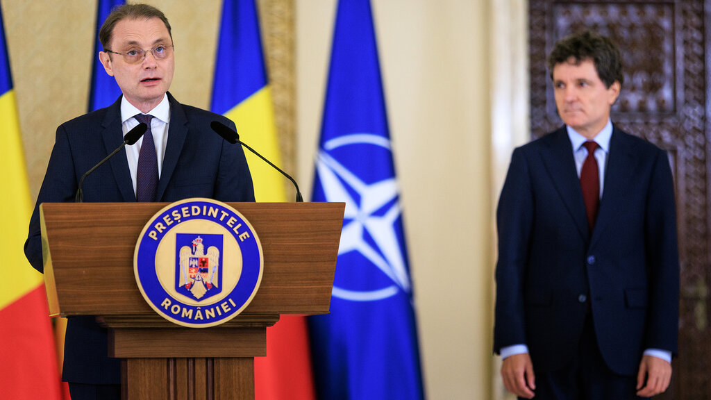 Romania’s new prime minister Luca Niculescu
