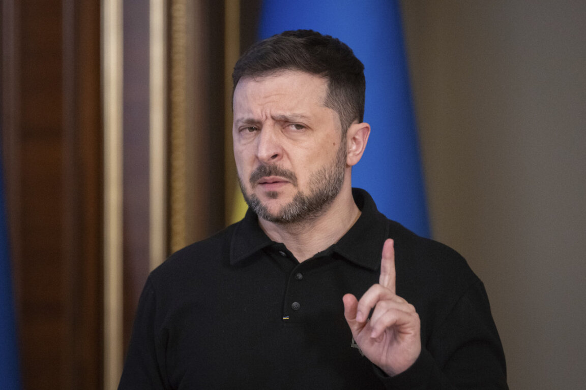 Президентът на Украйна Володимир Зеленски.
