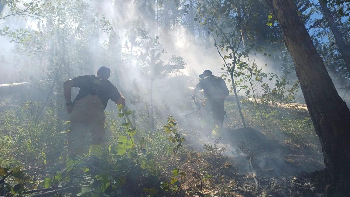 Κεραυνός προκάλεσε πυρκαγιά στο Πιρίν