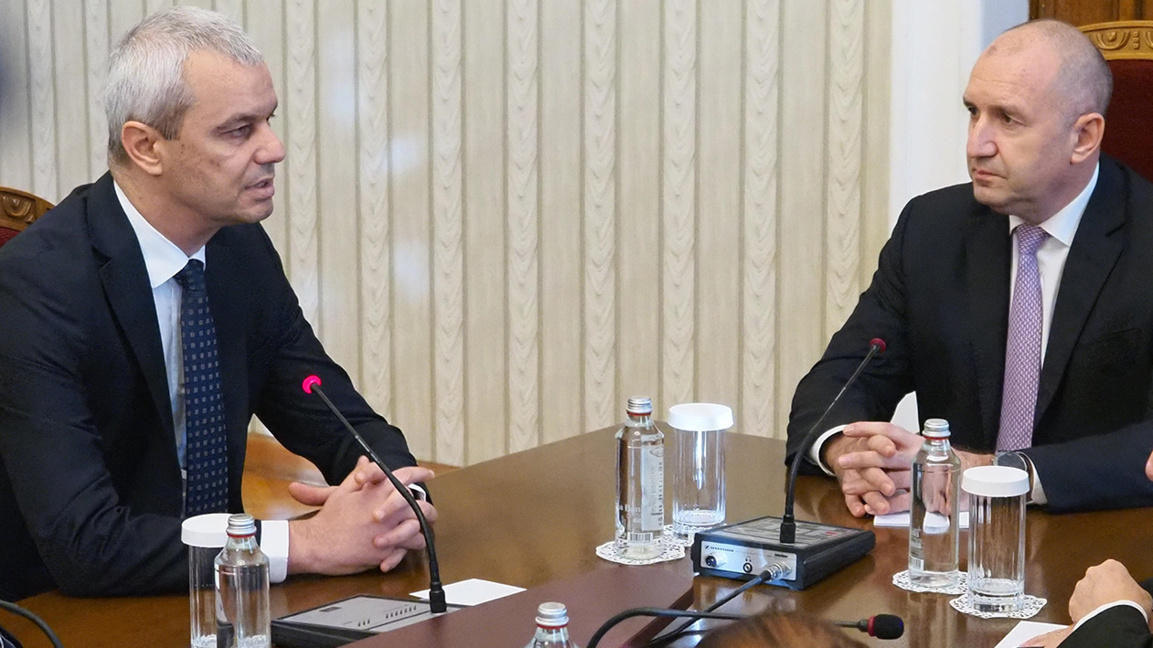 Костадин Костадинов и Румен Радев