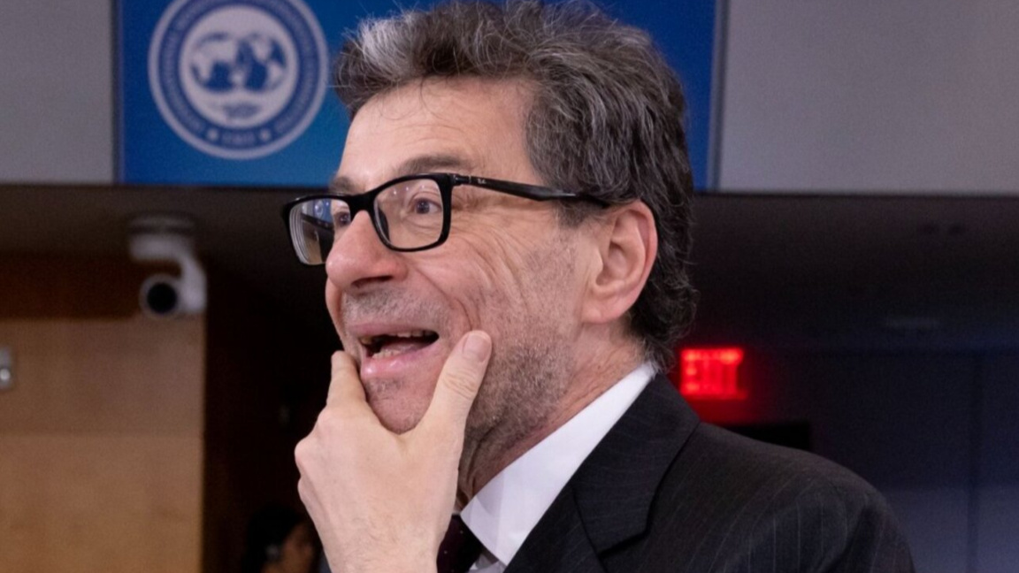 Джанкарло Джорджети. министър на икономиката и финансите на Италия