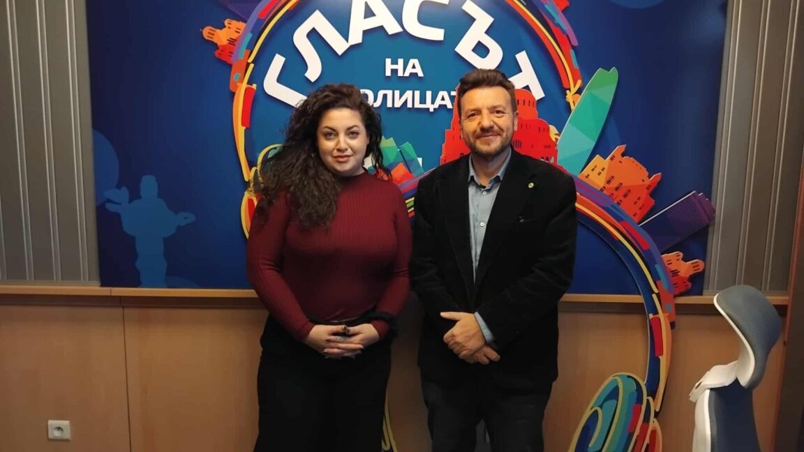 Емилия Донкова и кметът на Район "Слатина" Теорги Илиев