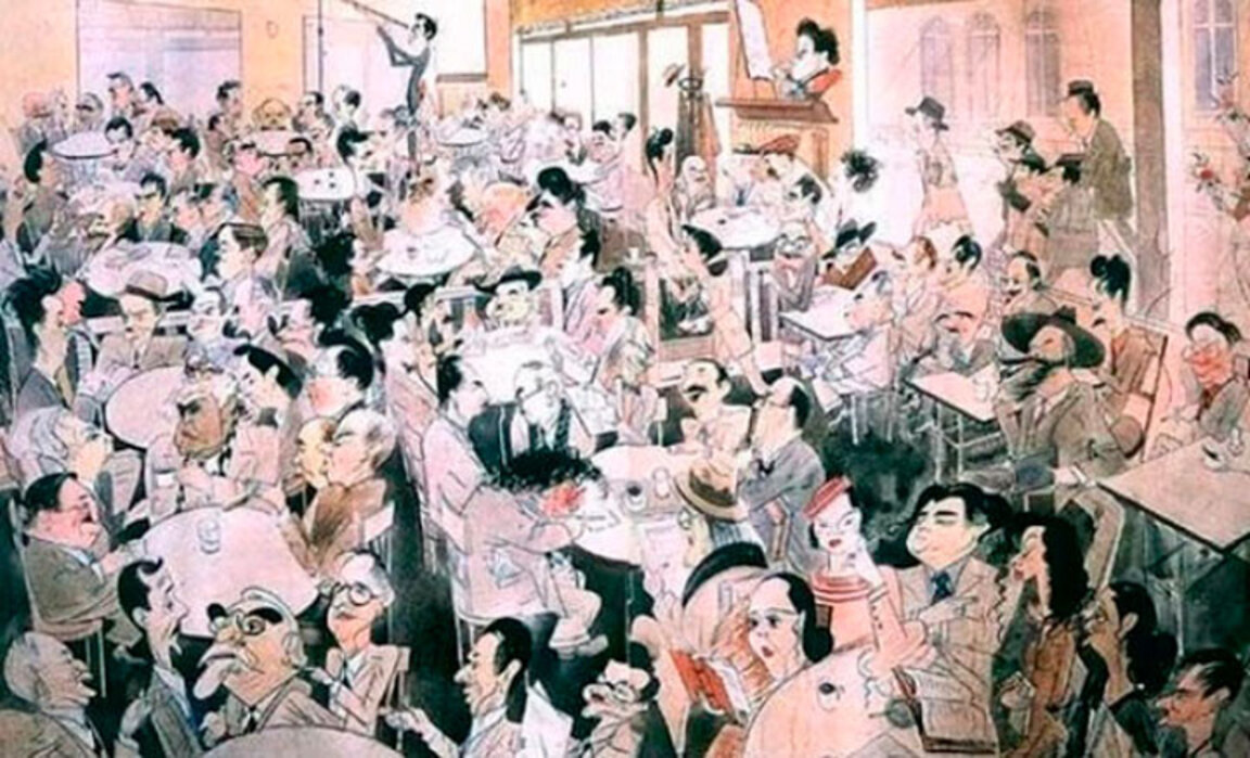 Писателско кафене, 1935 г.