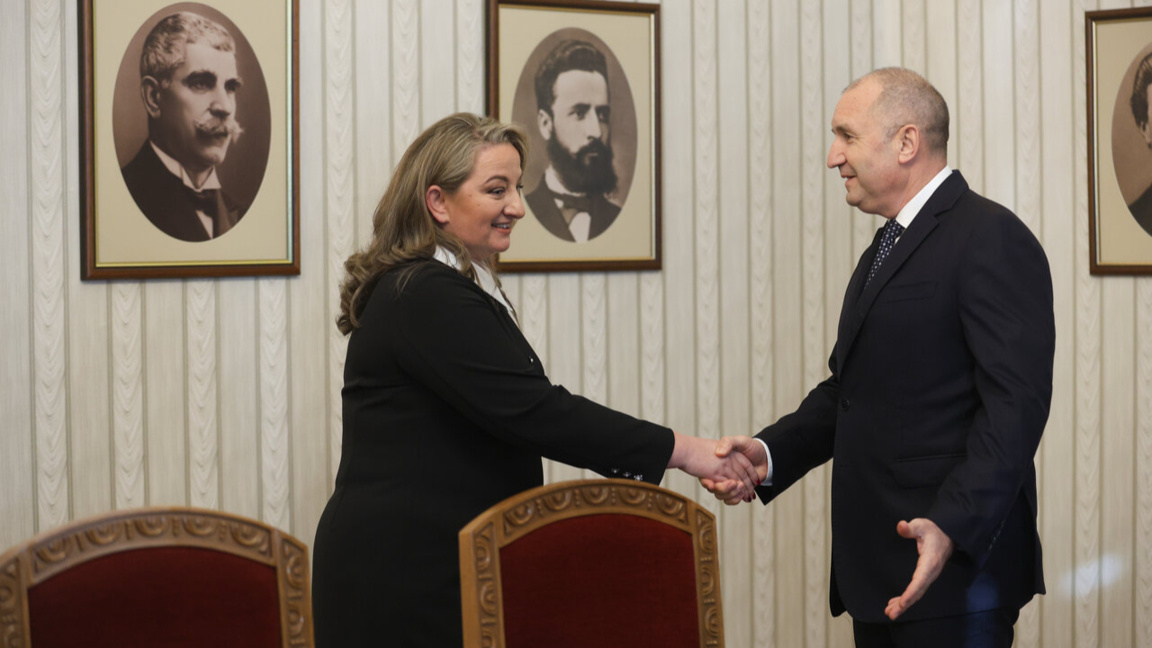 Румен Радев и Деница Сачева