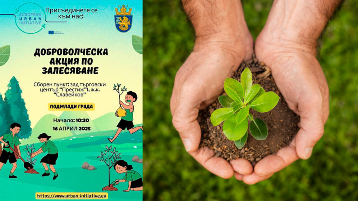 Доброволци ще засаждат дръвчета в парк „Славейков“ днес