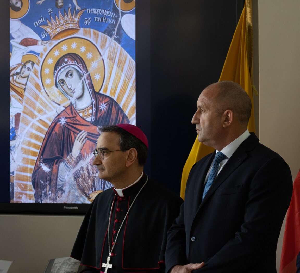 Румен Радев в Рим