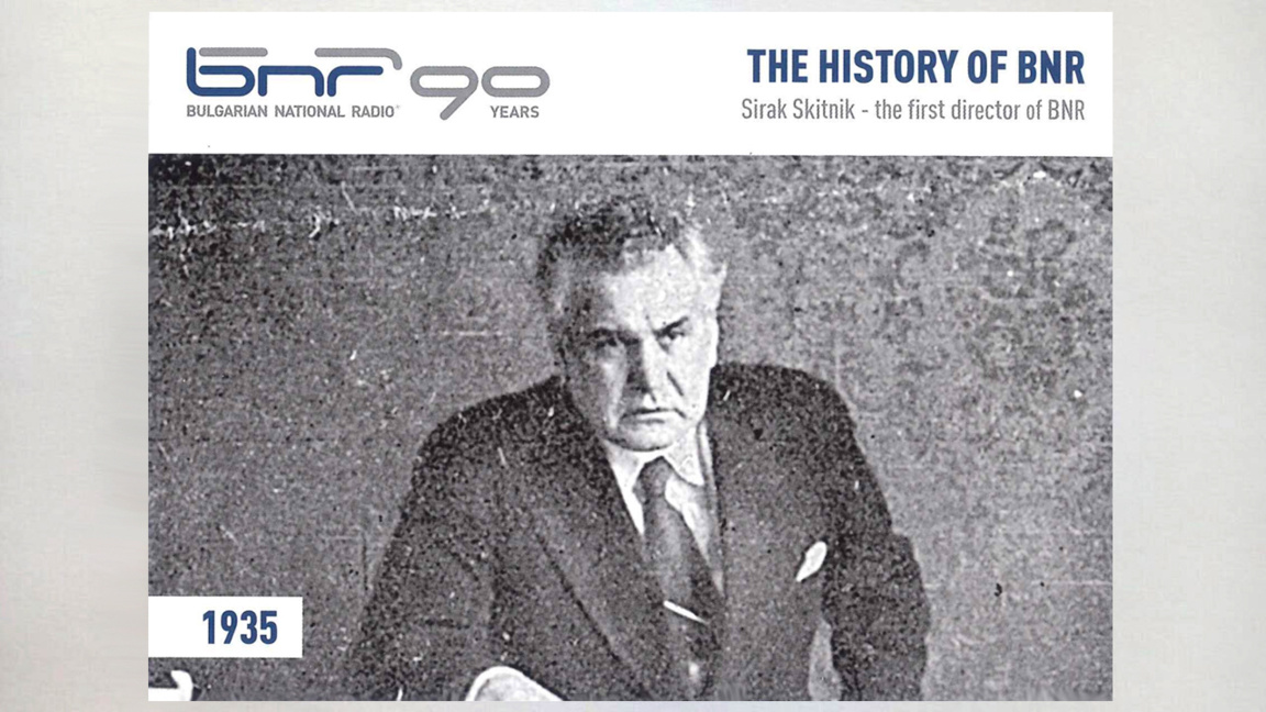 QSL-Karte Nr. 4: 1935 – Sirak Skitnik, der erste Direktor des BNR