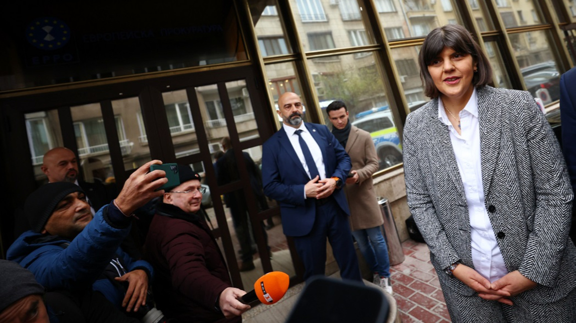 Европейският главен прокурор Лаура Кьовеши открива офис на Европейската прокуратура в София.
