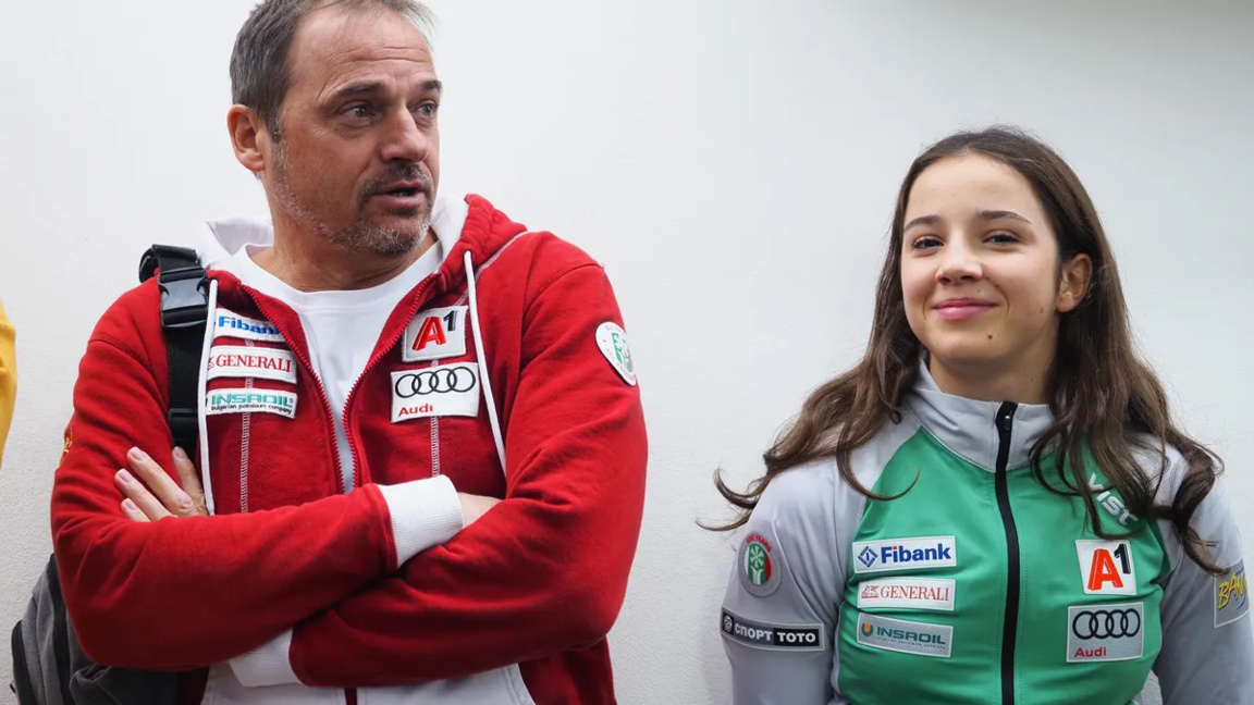 Малена Замфирова и ее отец Анатолий Замфиров