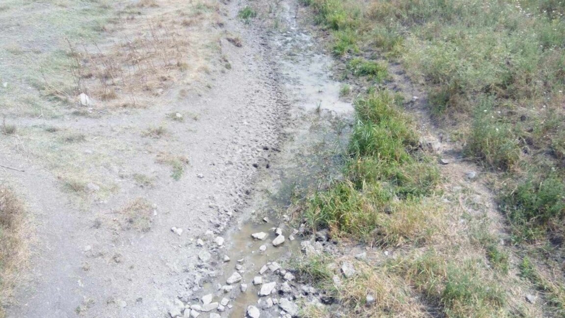 Река Мочурица пресъхна край Стралджа