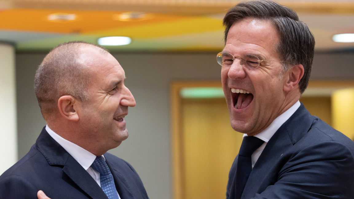 Румен Радев и Марк Рюте