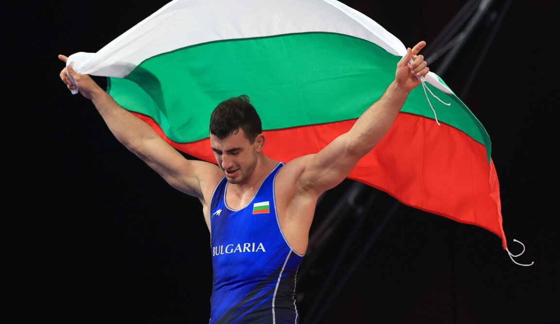 Gold medallist Semen Novikov