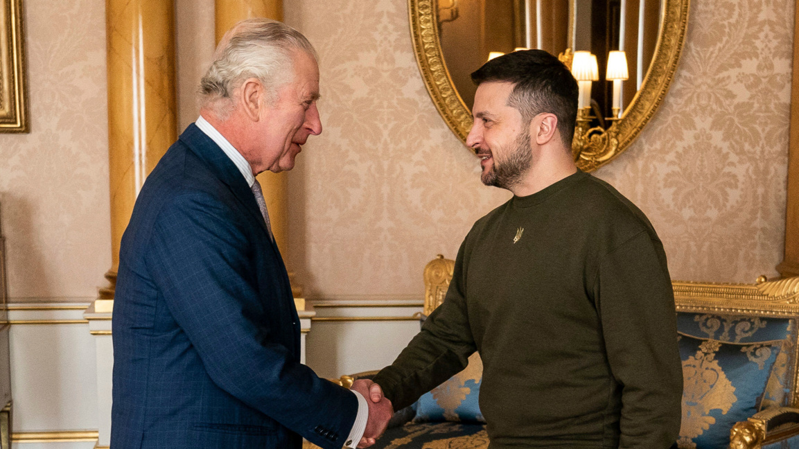 Володимир Зеленски се срещна с Чарлз Трети в Бъкингамския дворец