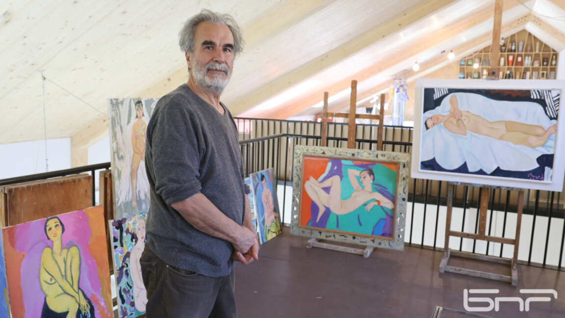 На гости и гостите в ателието на Вихрони Попнеделев