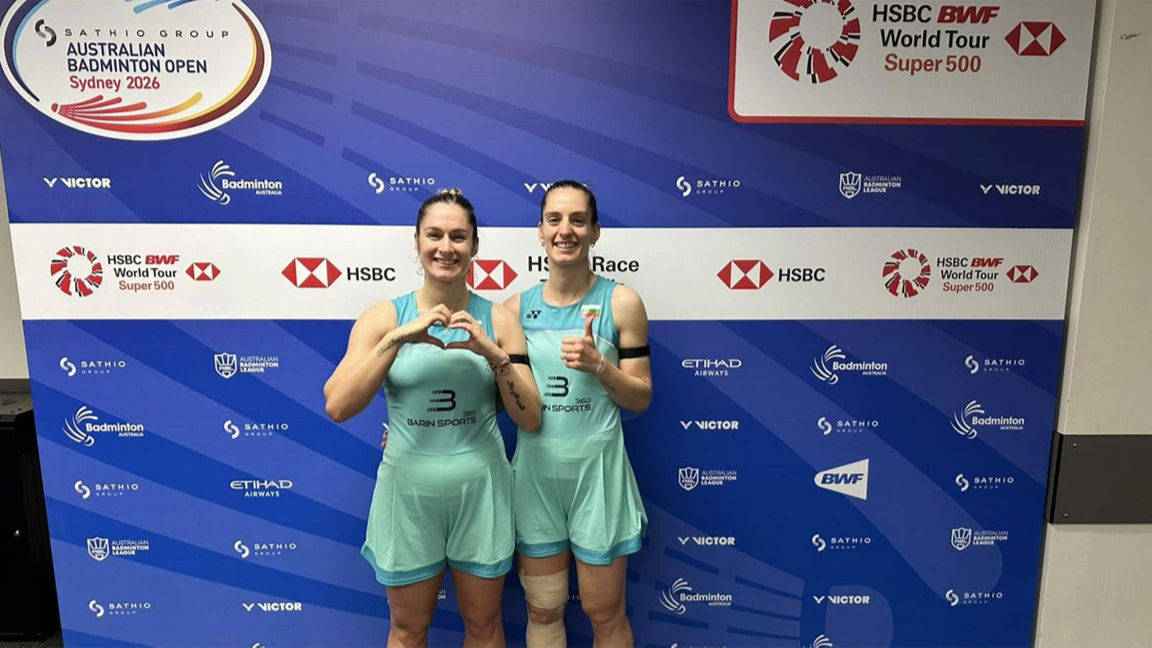 Stoeva Sisters start Sydney badminton tournament with convincing victory