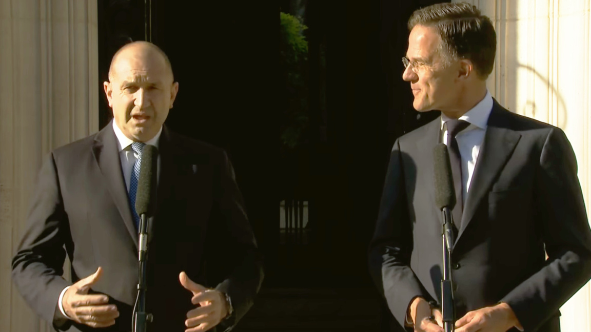 Bulgaria's PM Radev meets NATO secretary...