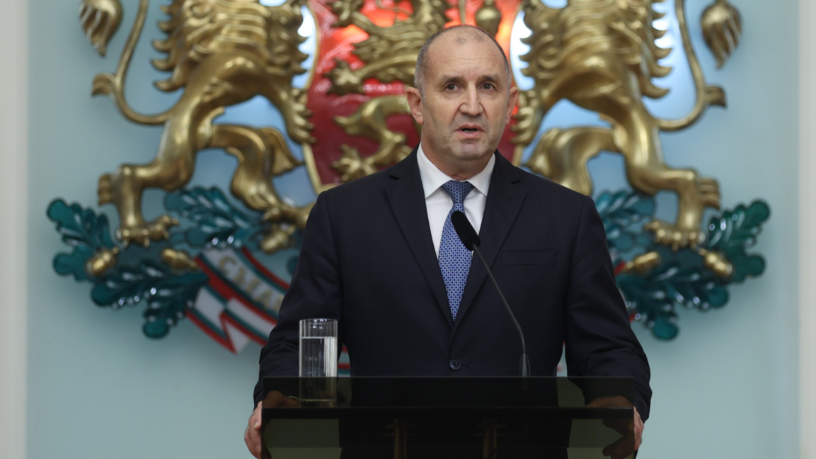 President Radev: Early elections are the only way out