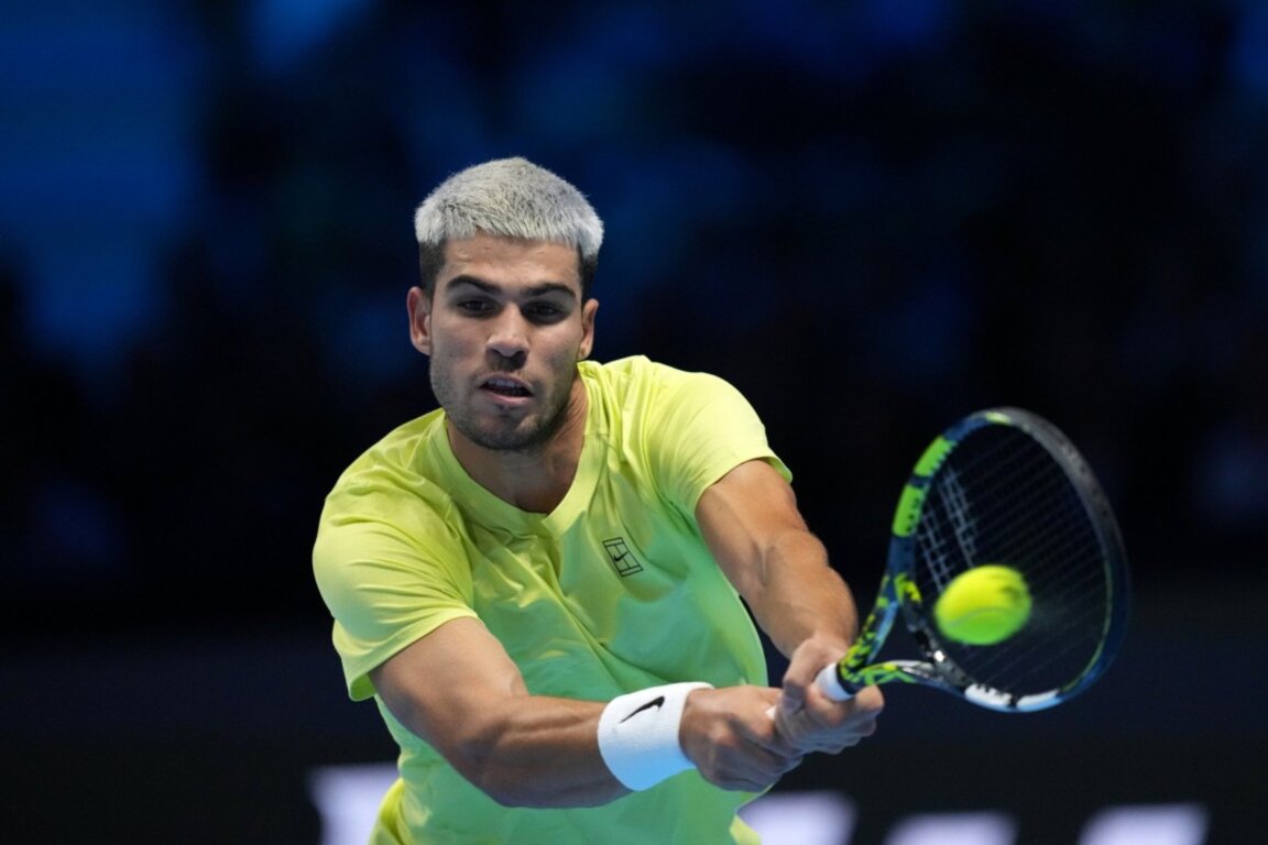 Карлос Алкарас завърши с 3 победи в групата.