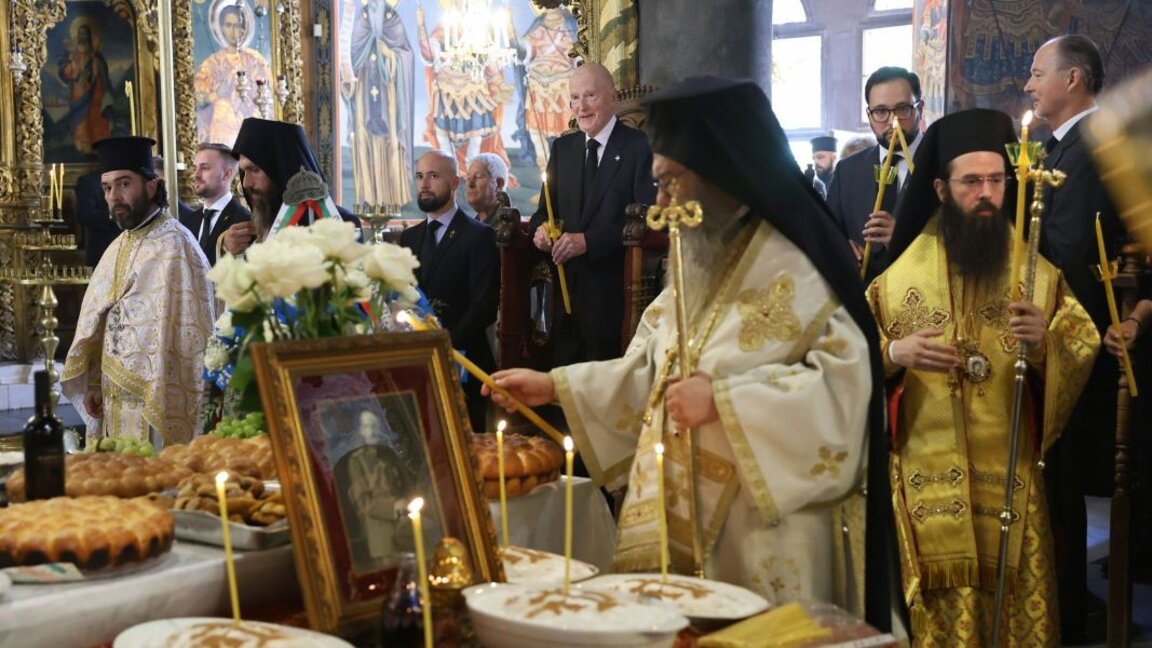 Gottesdienst zum 80. Todestag von Zar Boris III. im Rila-Kloster