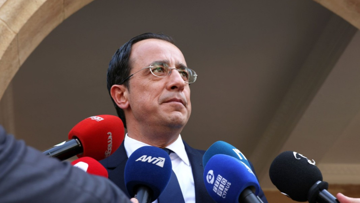 Новият президент на Кипър Никос Христодулидис