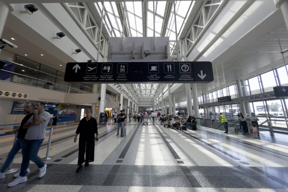 На международното летище "Рафик Харири", Бейрут, Ливан, архив, юли 2024 г.