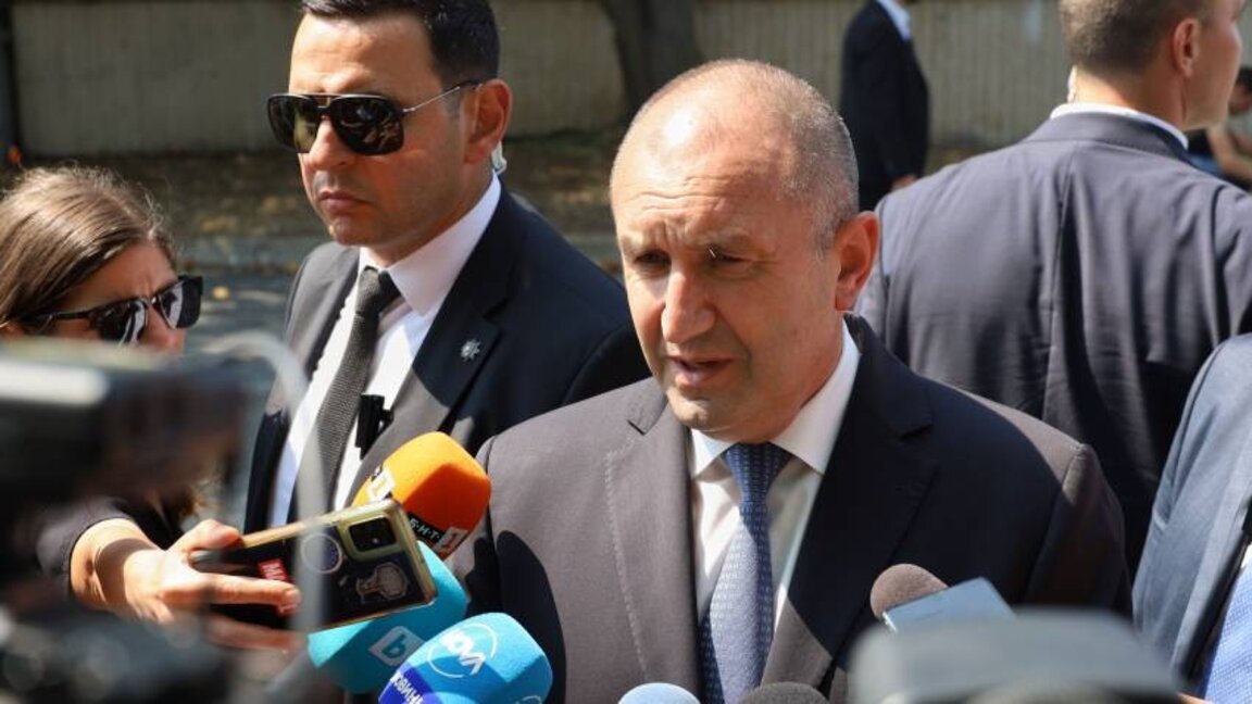 Președintele bulgar Rumen Radev