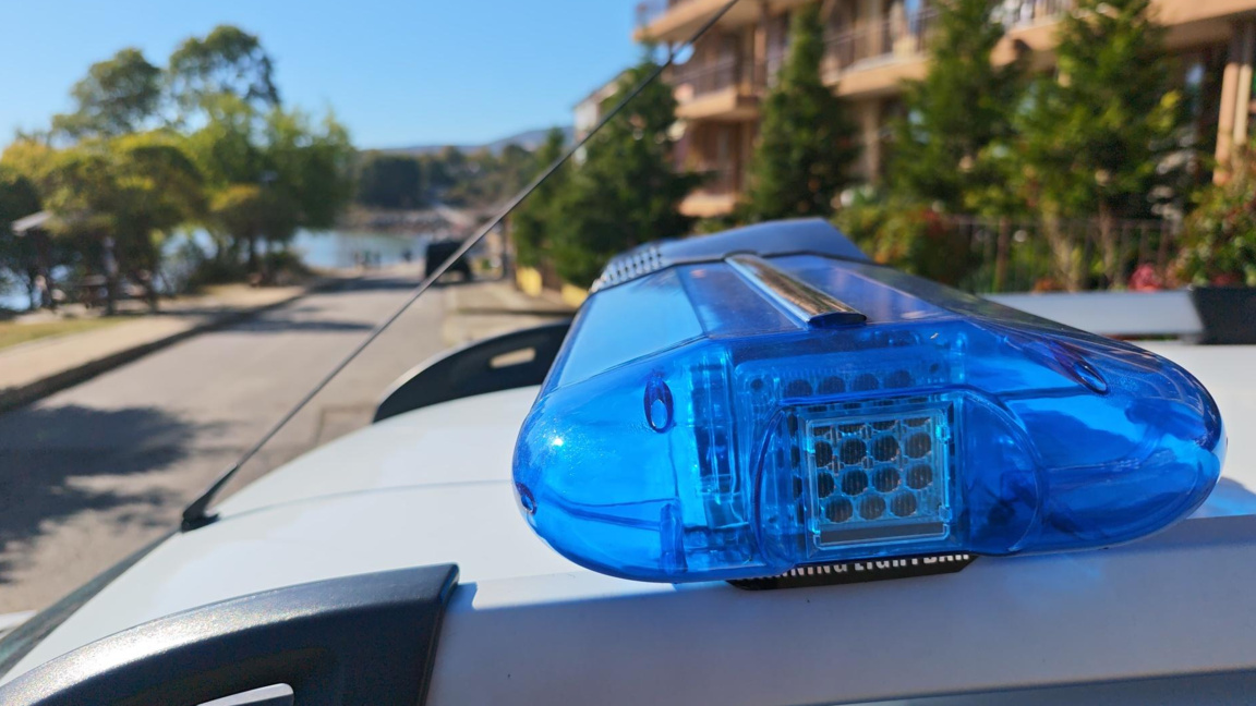 Полиция полицейска лампа