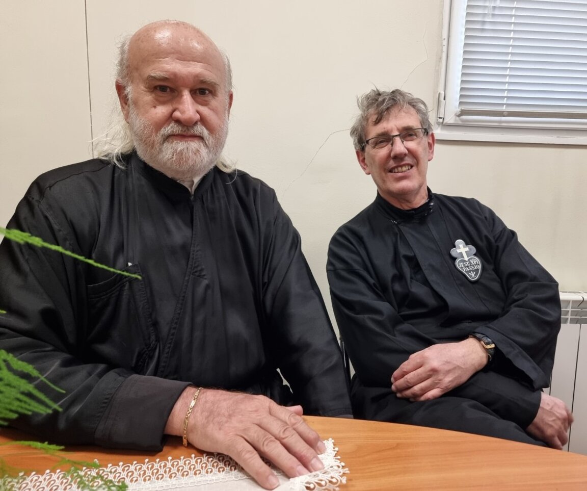 Le père Stefan et le père Walter