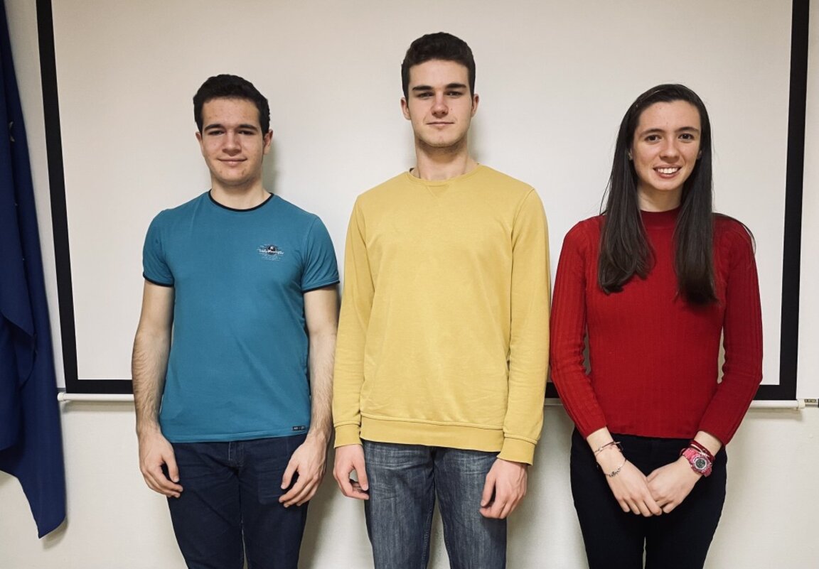 Веселин Маркович, Ангел Христов и Мария Дренчева (от ляво на дясно)