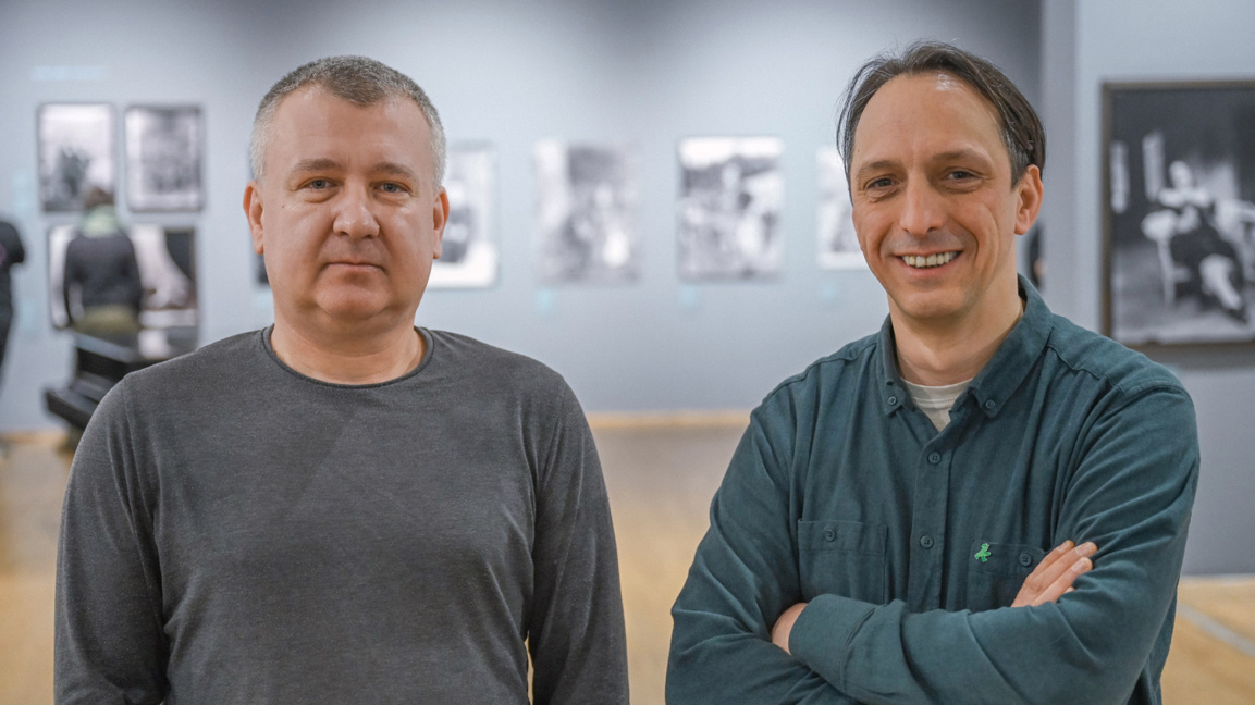 Виктор Герасимов (вляво) и Тихомир Стоянов