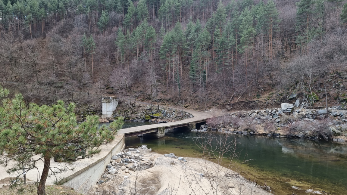 Мостът над р.Арда при ардинското село Китница