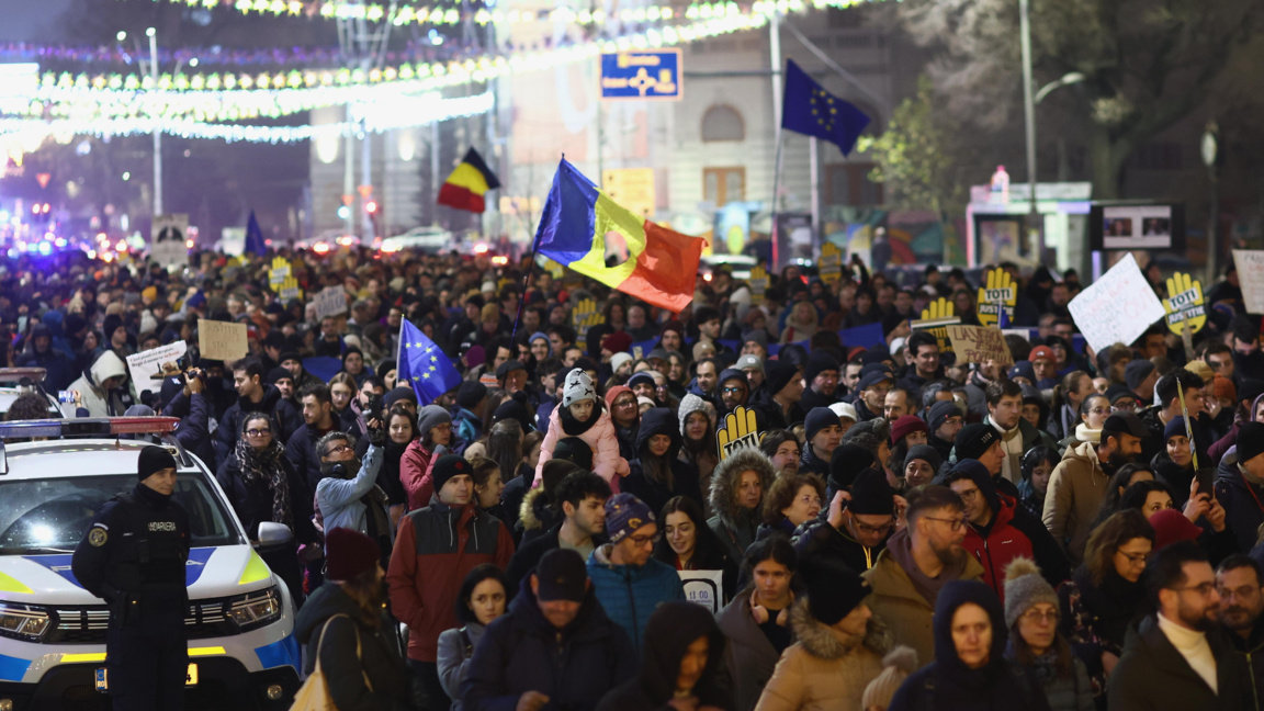 Румънци протестират срешу коруцията в съдебната система