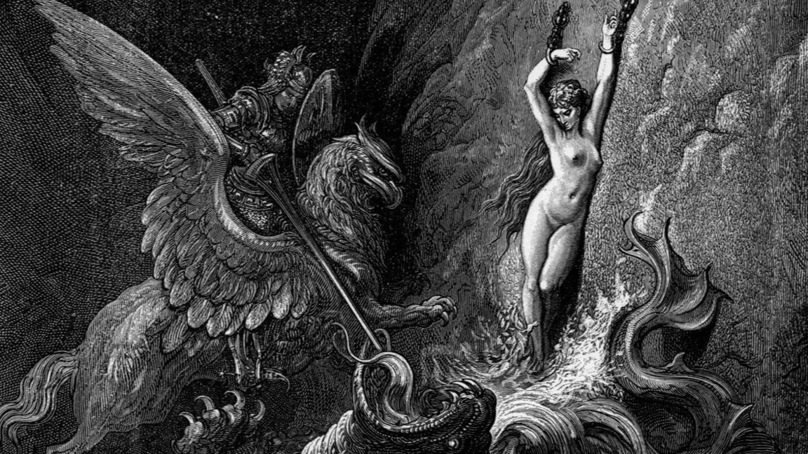 Илюстрация на Доре към поемата.