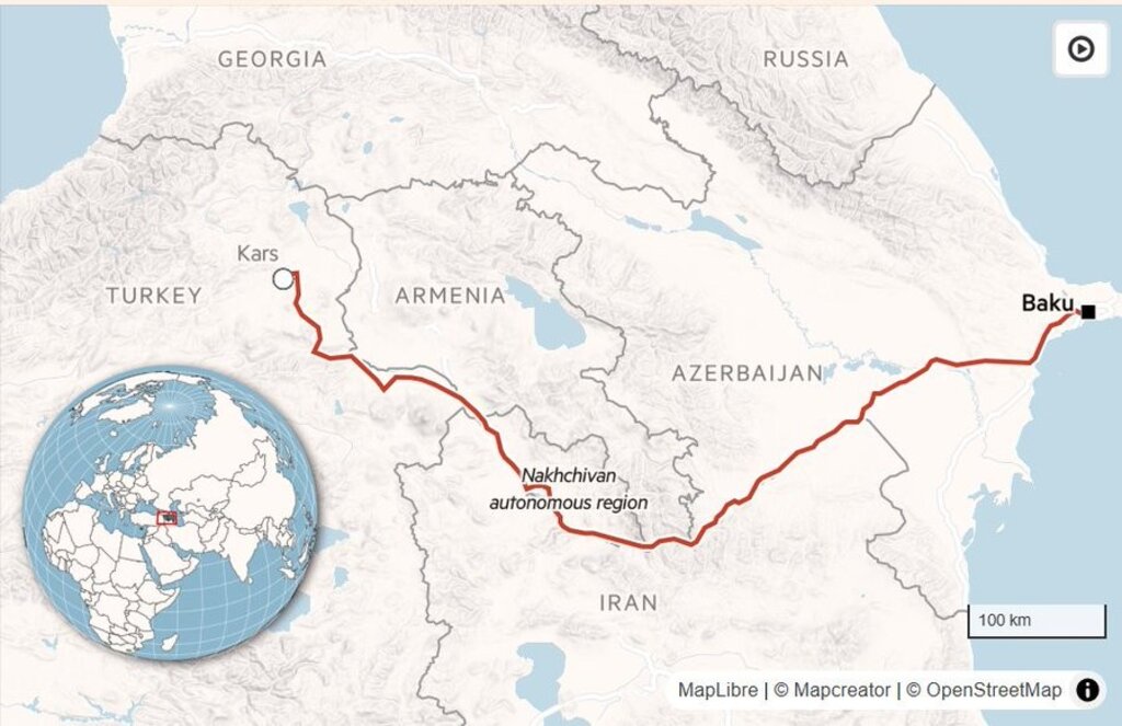Иран e против "Kоридорa Тръмп", предвиден в мирното споразумение на Азербайджан и Армения