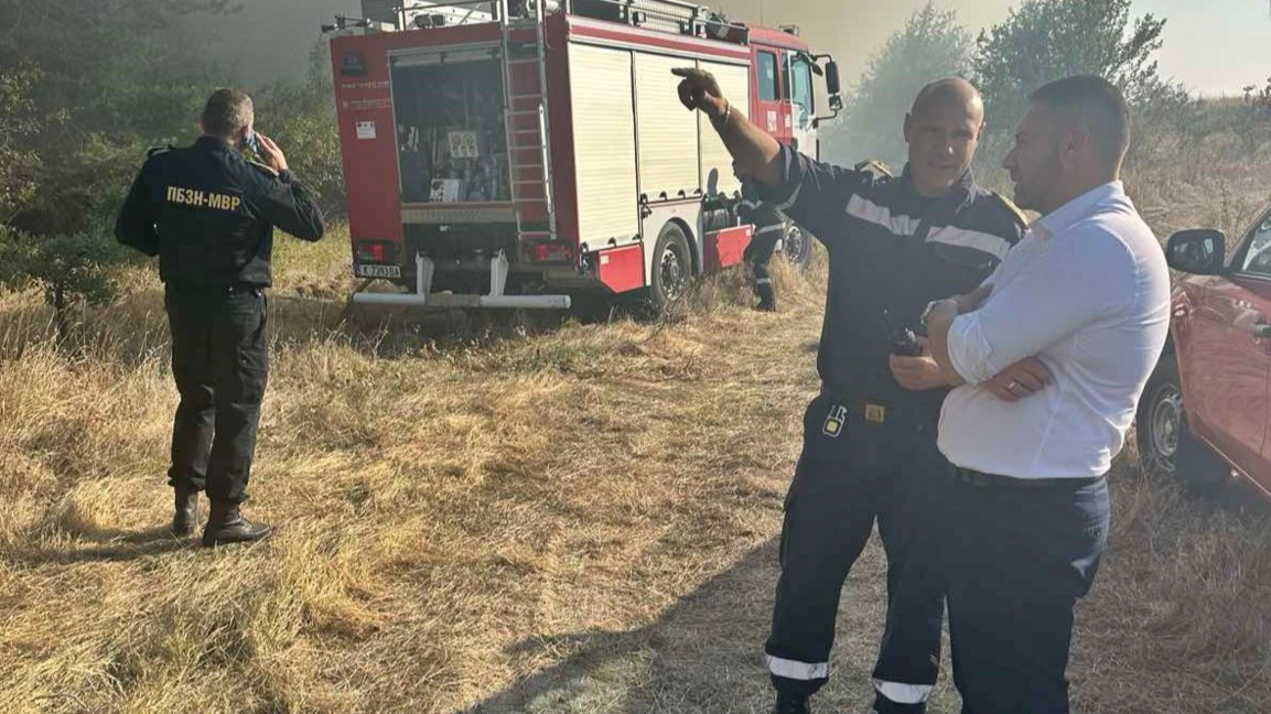 Zornitsa köyü yakınındaki büyük yangın kontrol altına alındı