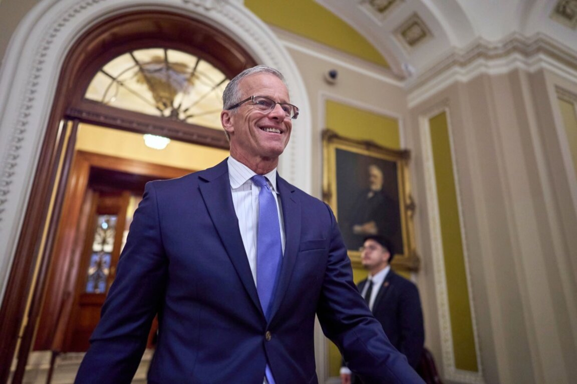 Лидерът на републиканското мнозинство в Сената на САЩ - Джон Тюн