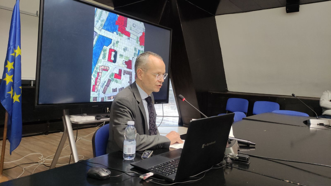 Замразиха изграждането на подземния паркинг в центъра на Благоевград