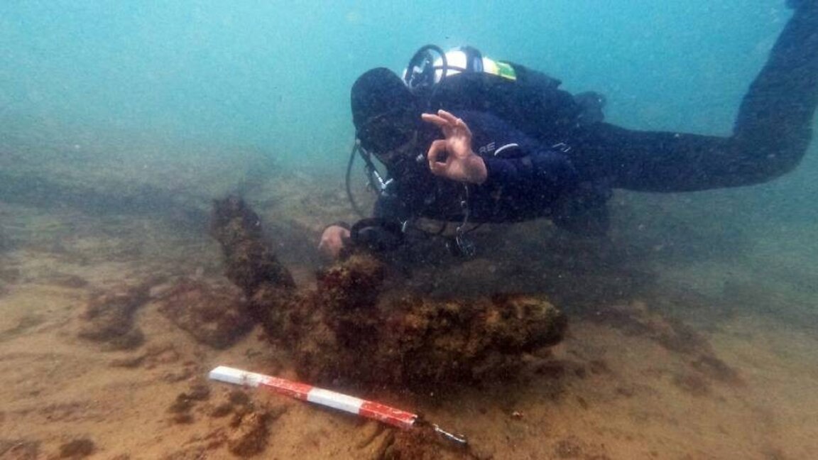 Ναυαγισμένο οθωμανικό πλοίο ανακάλυψαν κοντά στο στόμιο του ποταμού Κάμτσια