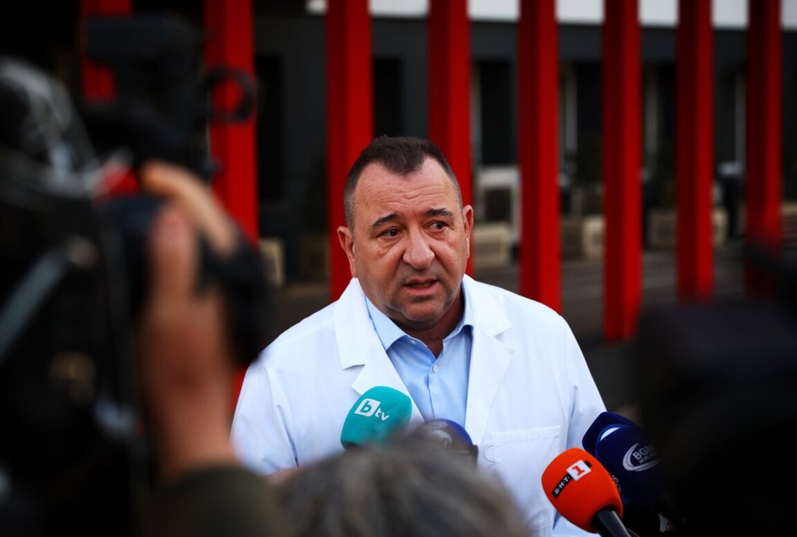 Dr. Valentín Dimitrov, director del Hospital de Pirogov