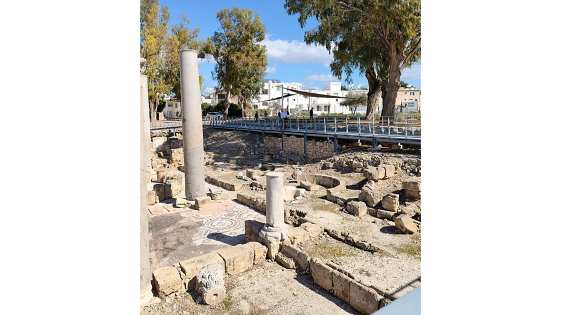 Археологическият парк в Пафос.