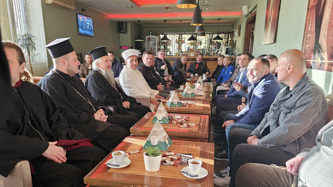 Haskovo’da din adamları geleneksel “Hoşgörü Kahvesi” içti
