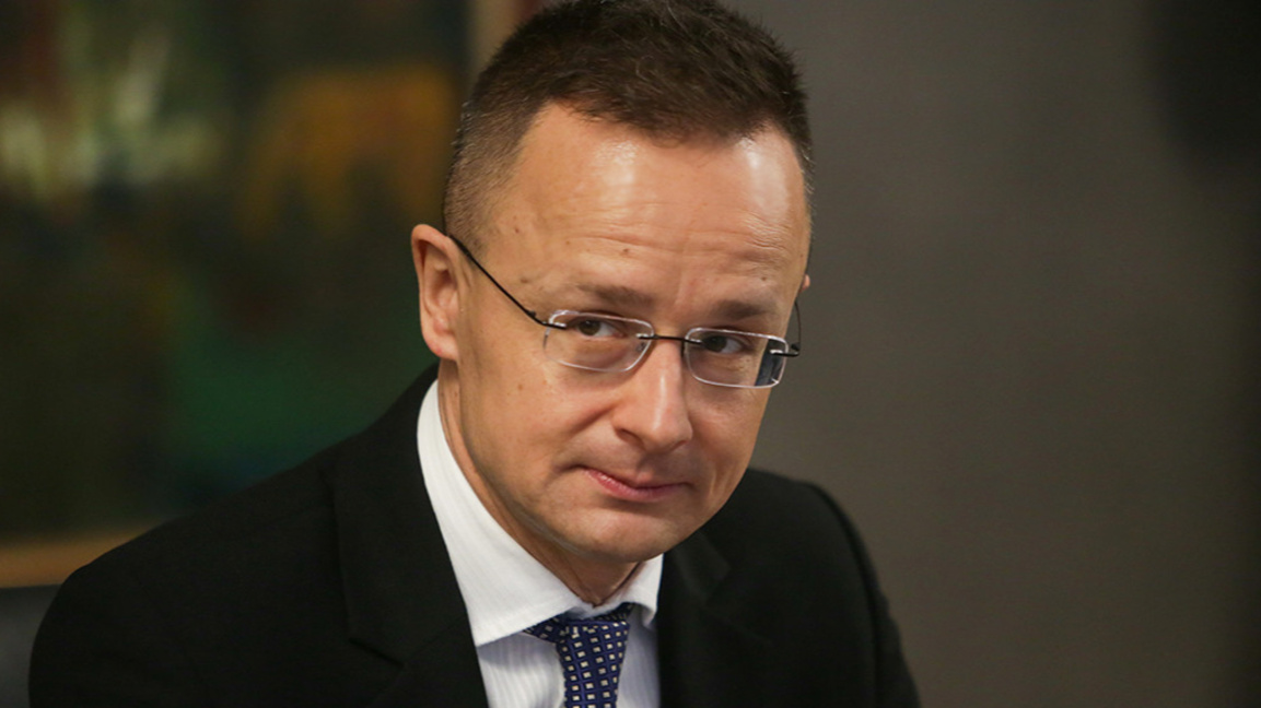 Унгарският министър на външните работи Петер Сиярто