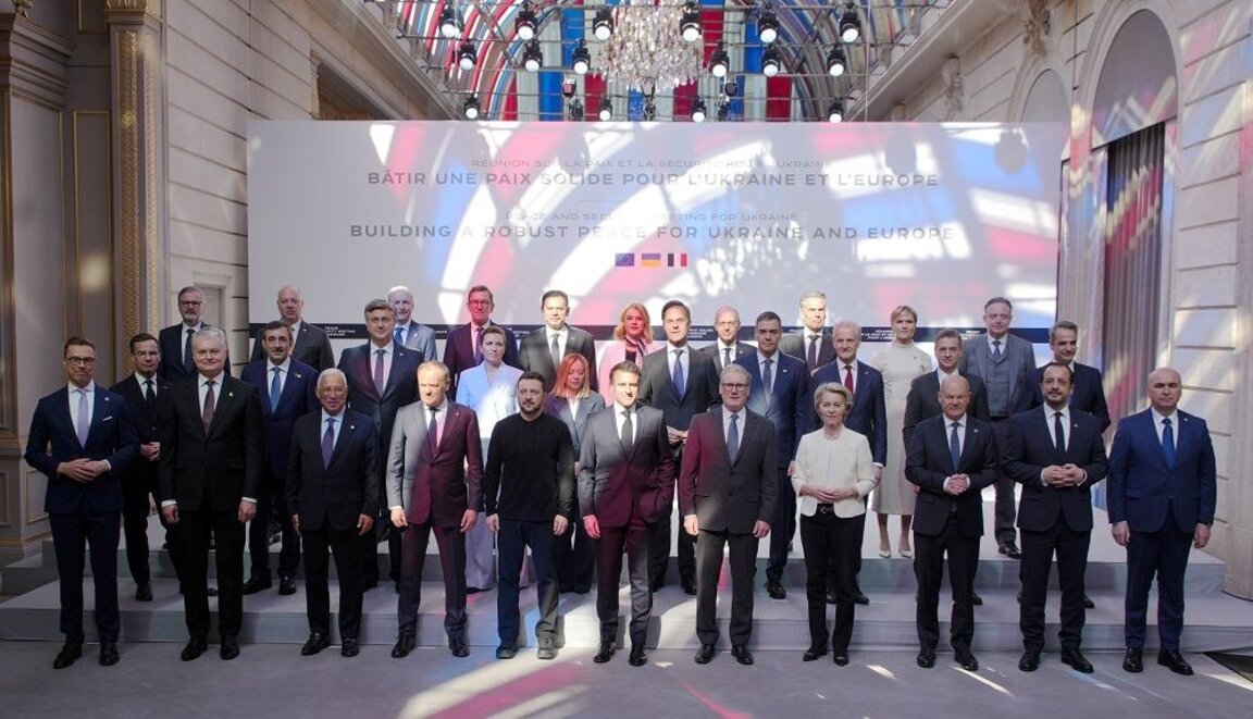 Líderes de varios países se reunieron en París con motivo de un foro dedicado a la seguridad en Ucrania