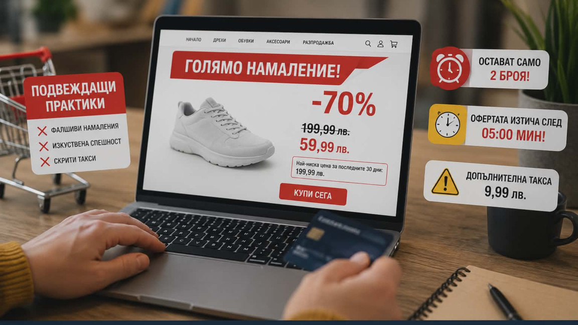 Изкуствена спешност и скрити такси - капаните на онлайн промоциите