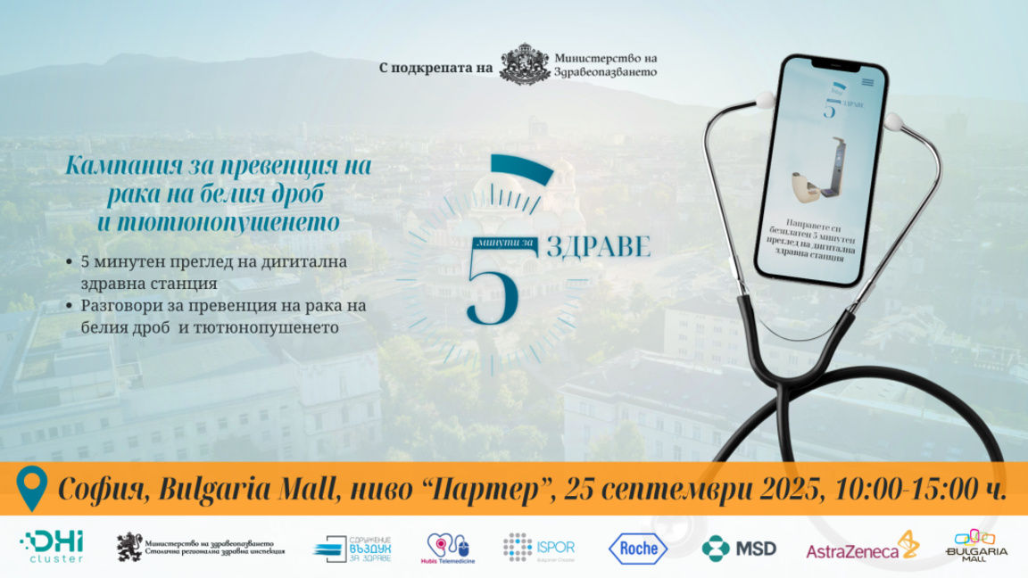 Безплатни изследвания на функцията на белия дроб в София