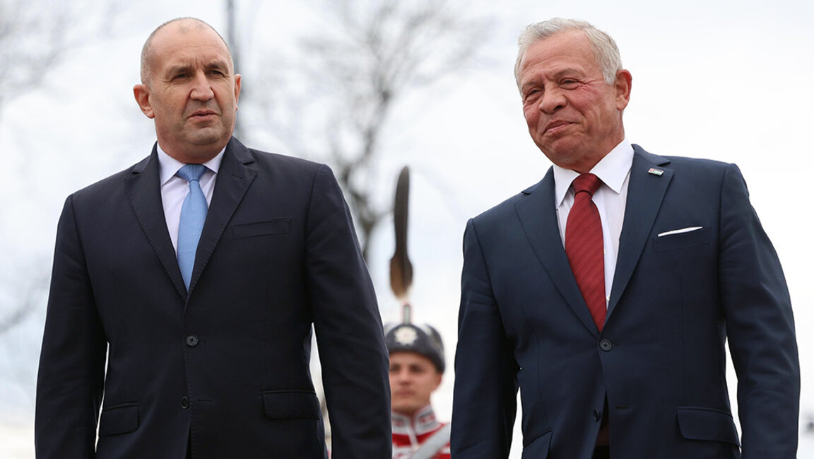 Румен Радев и Абдулах II