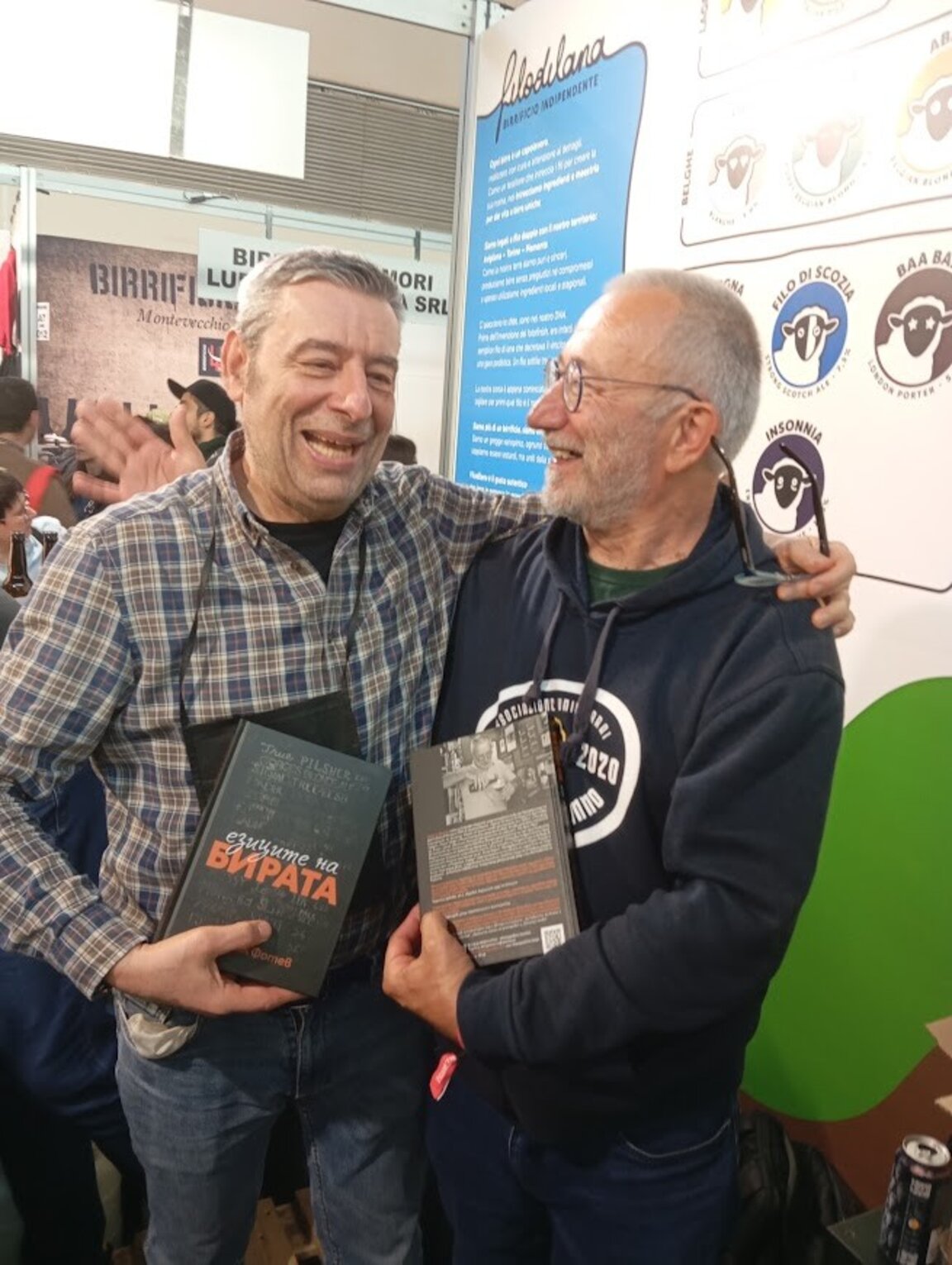 С Лоренцо Дабове - книгата в Римини