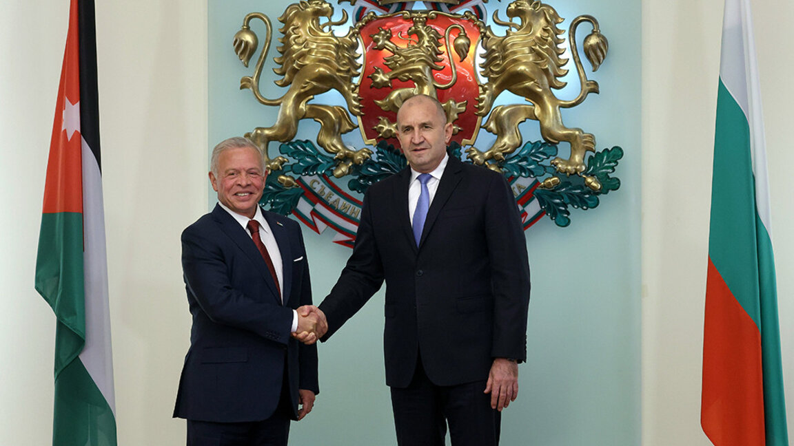 King Abdullah II of Jordan is on official visit to Sofia